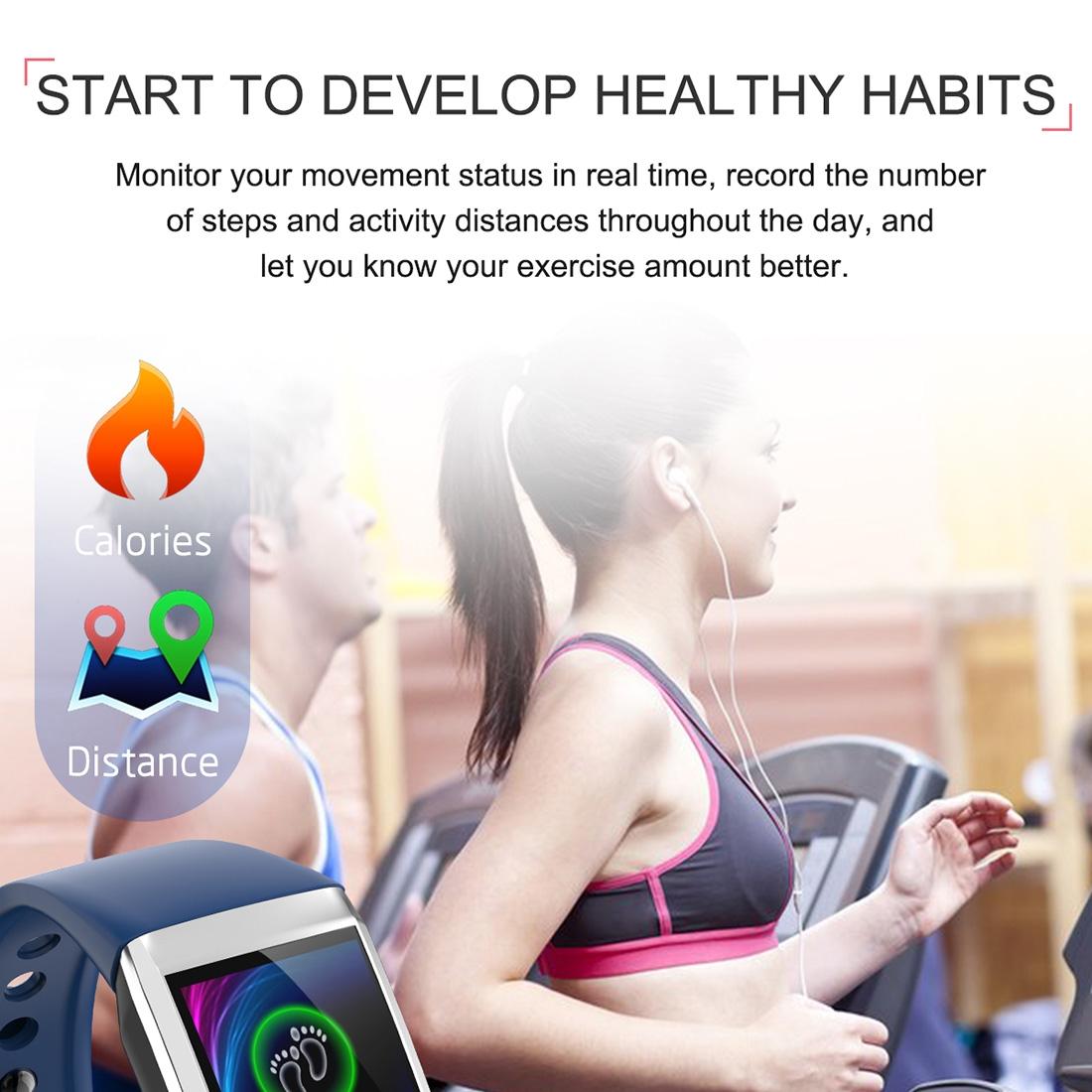 Waterproof Smart Bracelet With Call Reminder And Health Monitoring - Black 5