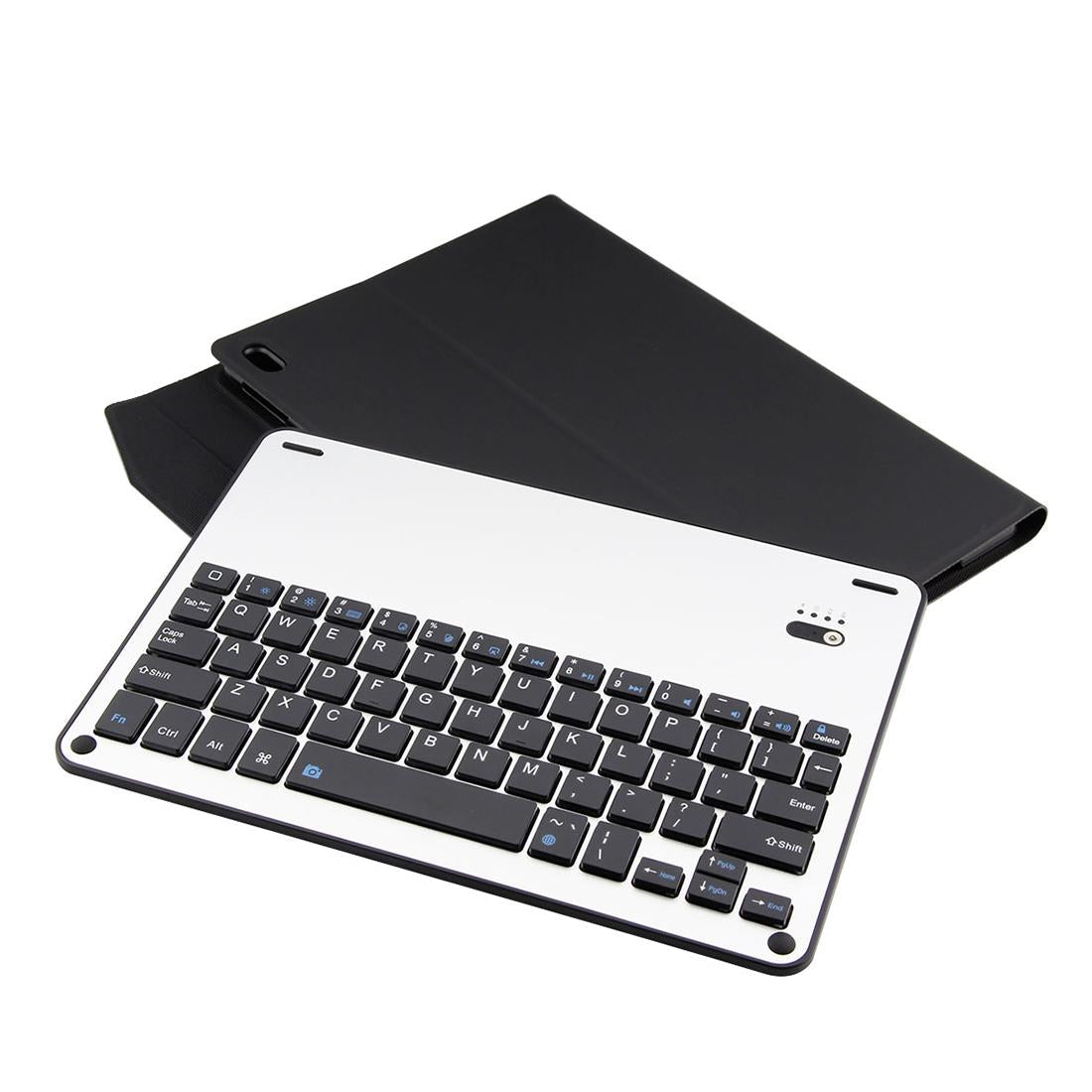 Aluminum Keyboard & Leather Tablet Case For Ipad Pro 10.5 / Air 2019 - Bluetooth Detachable Water Repellent - Black 3