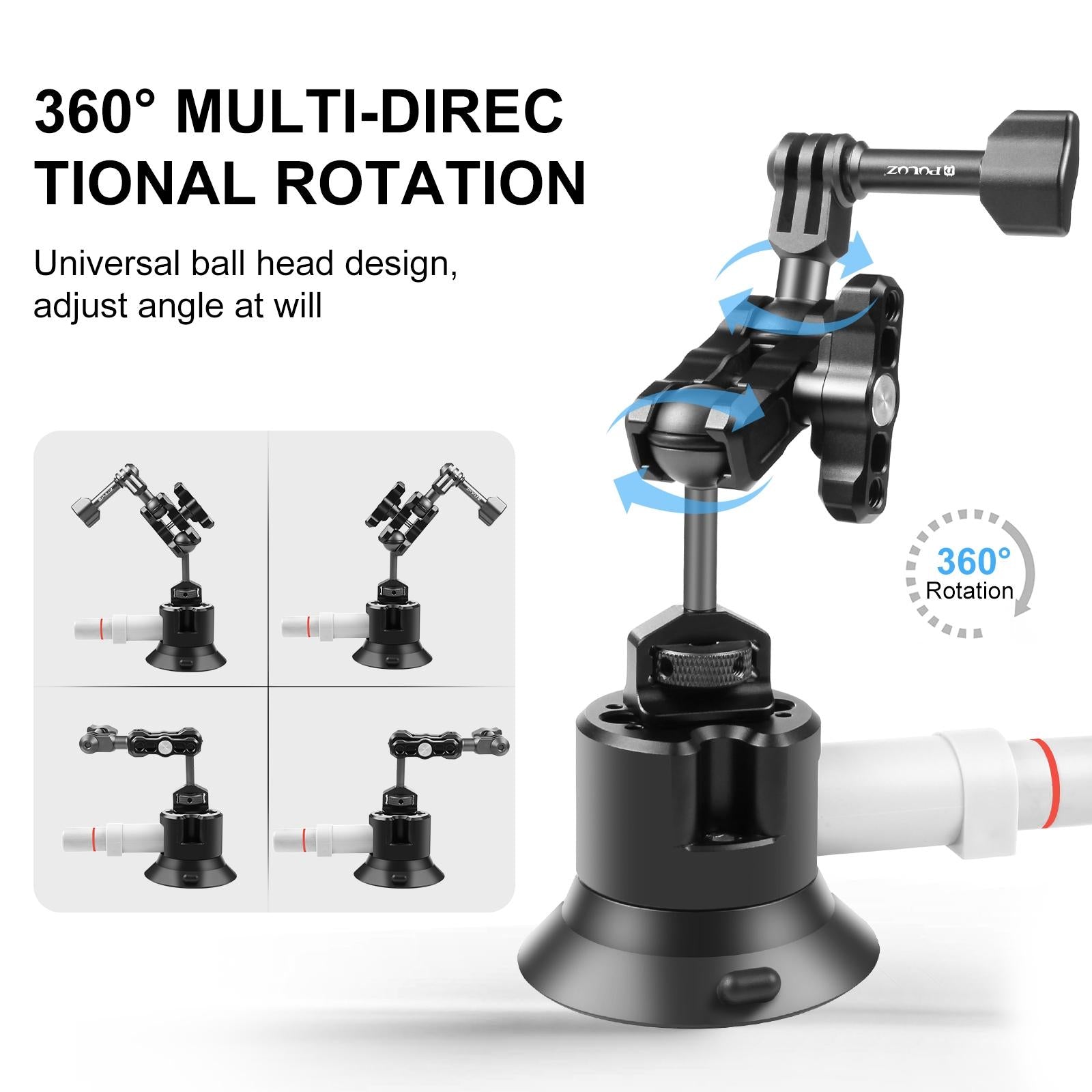 Aluminum Magic Arm with Suction Cup Mount 4