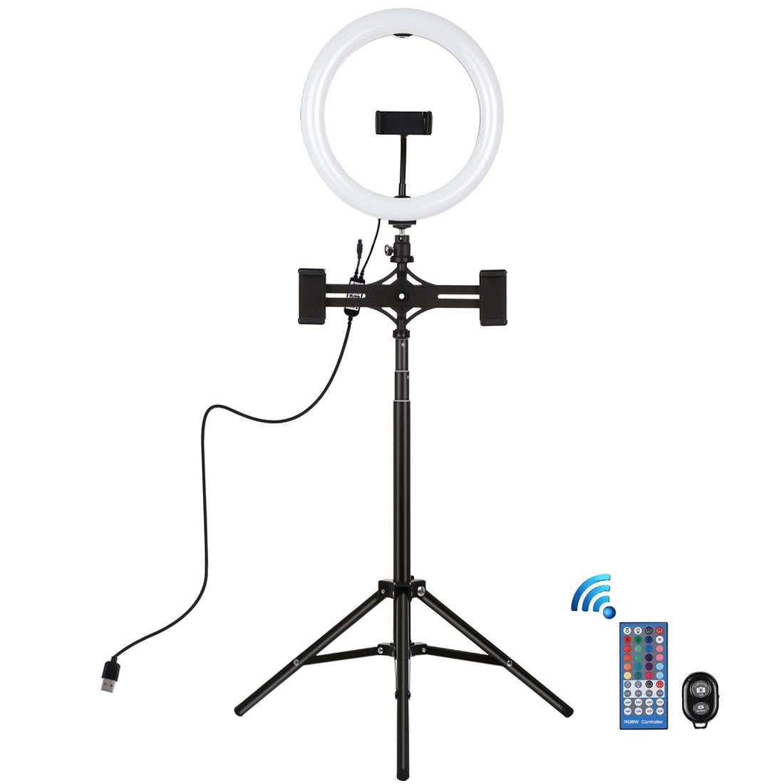 10.2 Rgbw Led Ring Light Kit with Tripod and Phone Mount 3