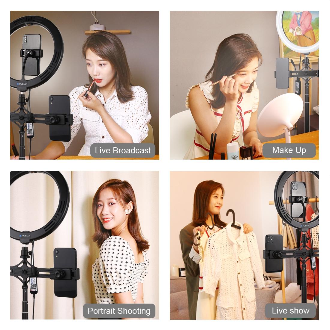 10.2 Rgbw Led Ring Light Kit with Tripod and Phone Mount 7