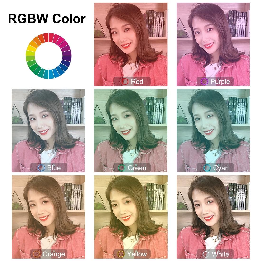 10.2 Rgbw Led Ring Light Kit with Tripod and Phone Mount 14