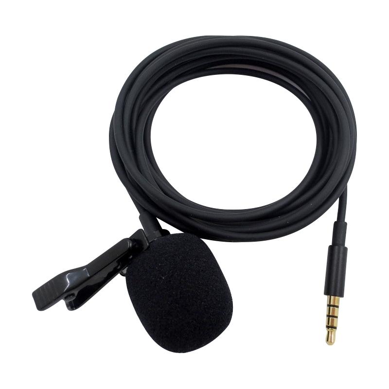 Clip-On Lavalier Microphone For Mobile Phones - 1.2M - Black 4