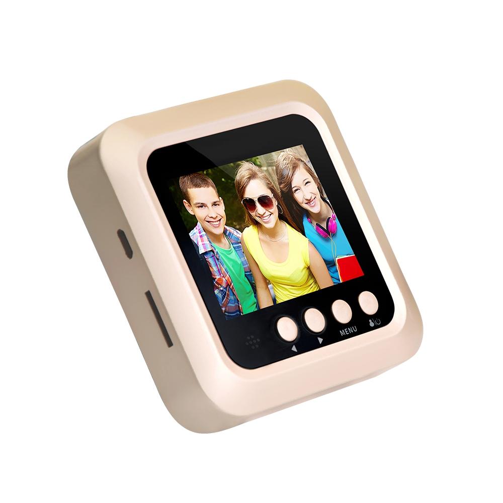 2.4 Screen 2.0Mp Security Camera With Night Vision And Video Recording - No Disturb Peephole Viewer - Black 14