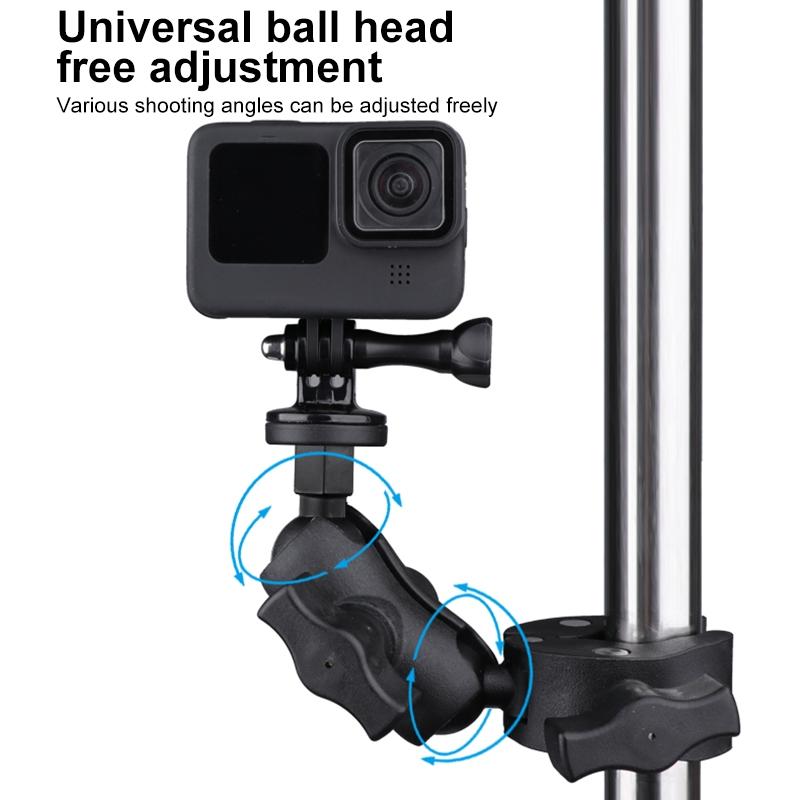 Adjustable 360 Degree Bike Handlebar Mount for Action Cameras 8