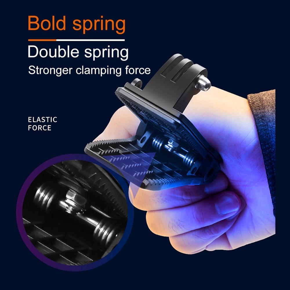 360 Degree Rotation Backpack Mount for Gopro Dji Xiaoyi & Other Action Cameras 11