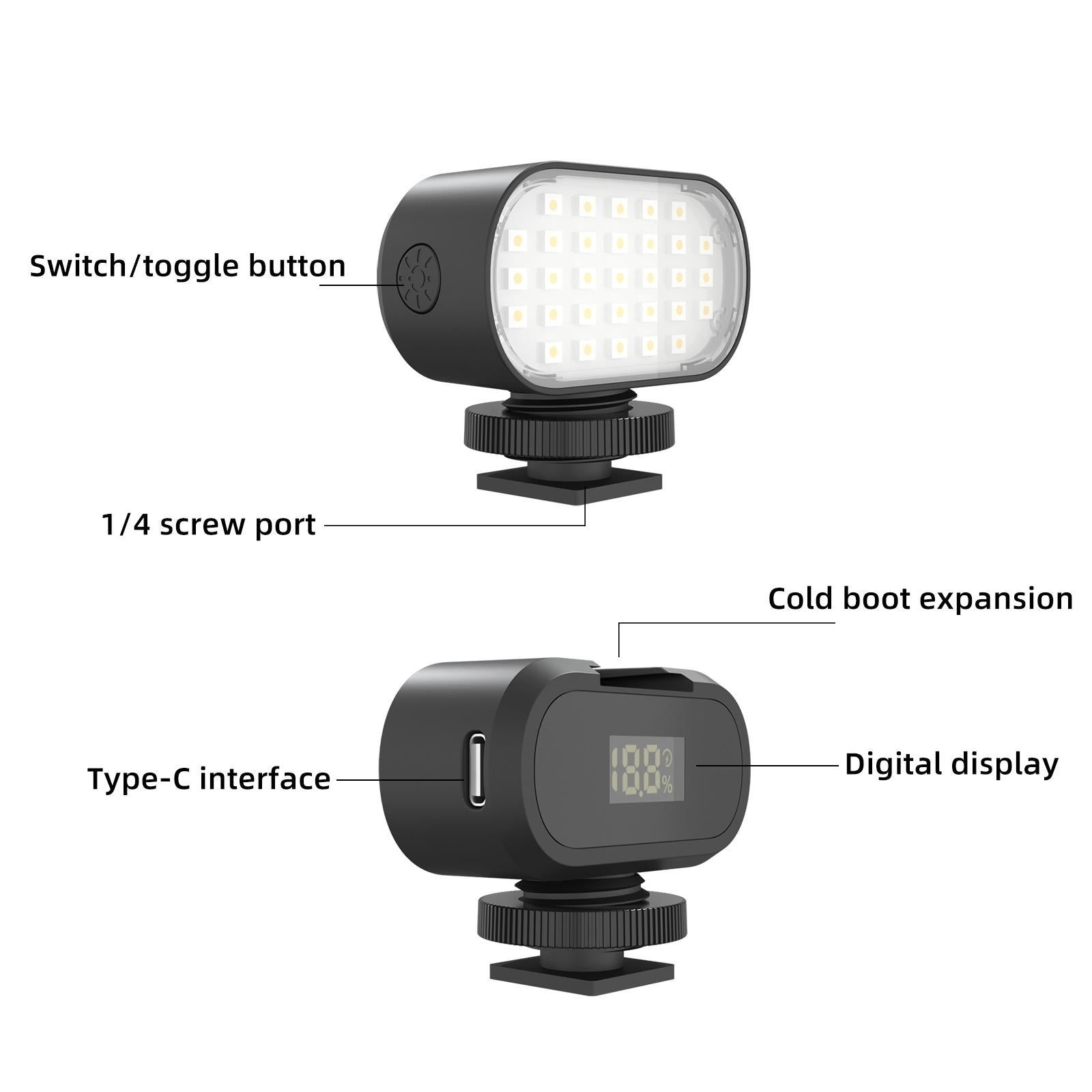Switchable 6-colour Led Beauty Fill Light for Live Broadcast and Photography 4
