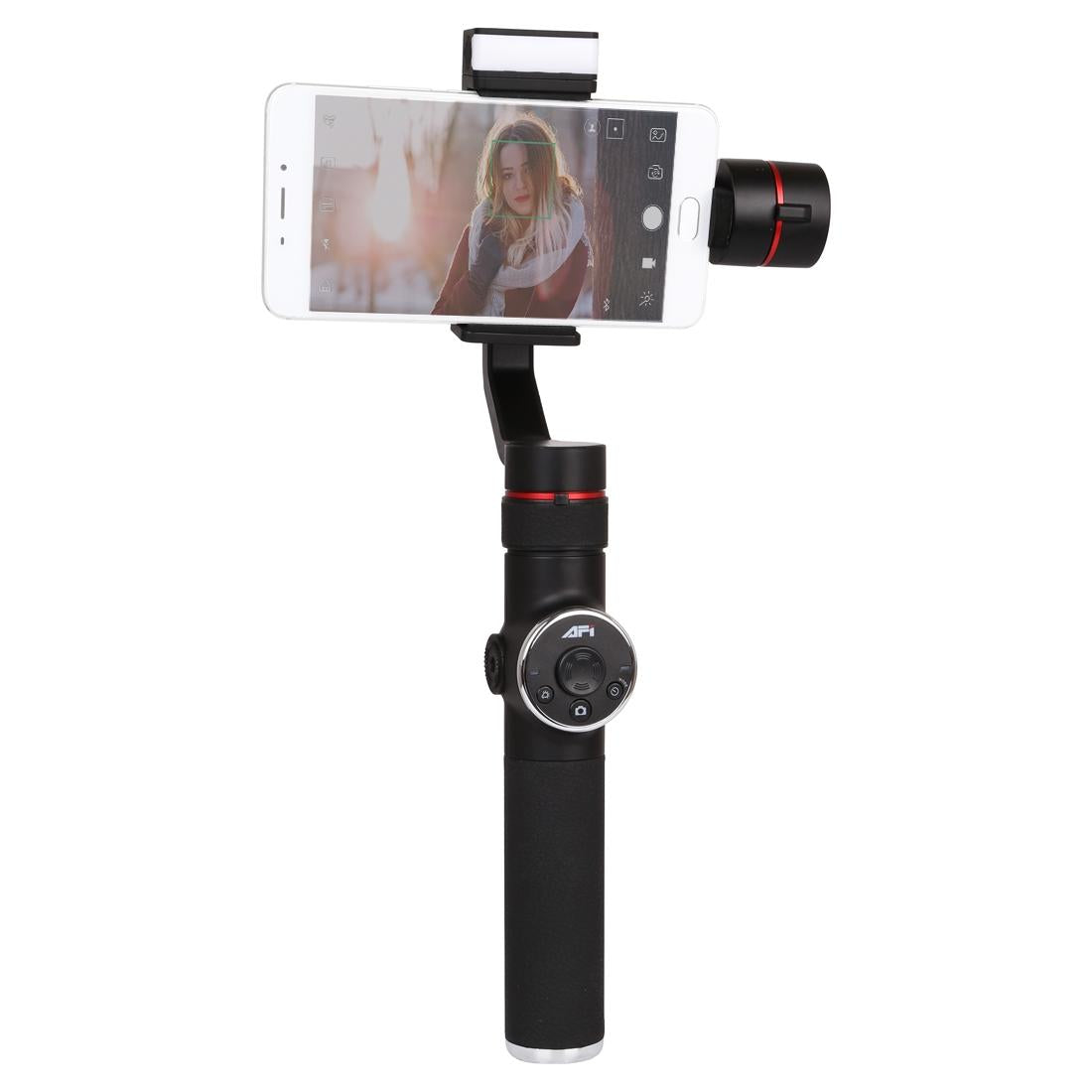 3-axis Gimbal Stabilizer with Tripod Mount & Fill Light for Smartphones - Black 11