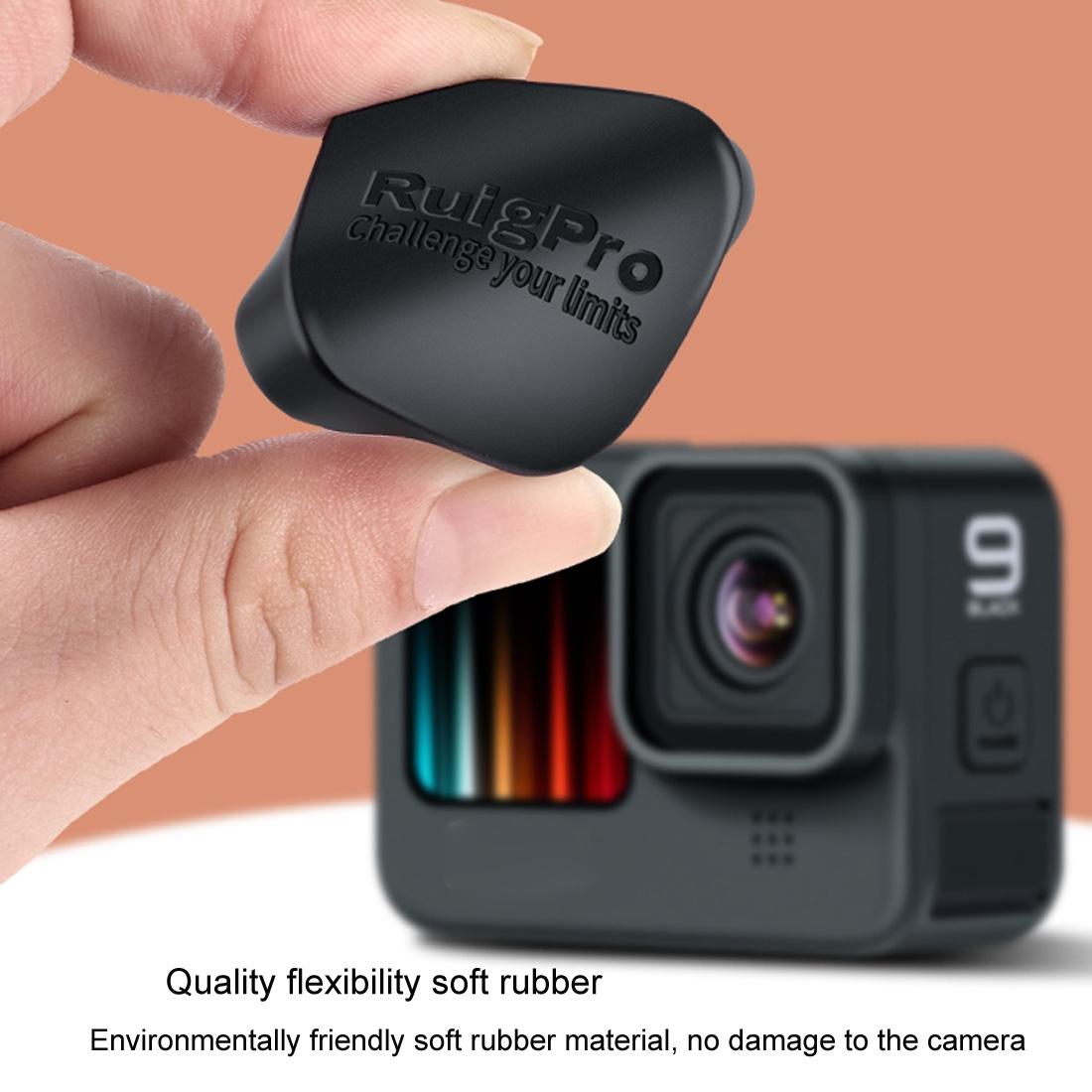 Soft Rubber Camera Lens Protective Cap for Gopro Hero10 / Hero9 - Scratch Resistant 5