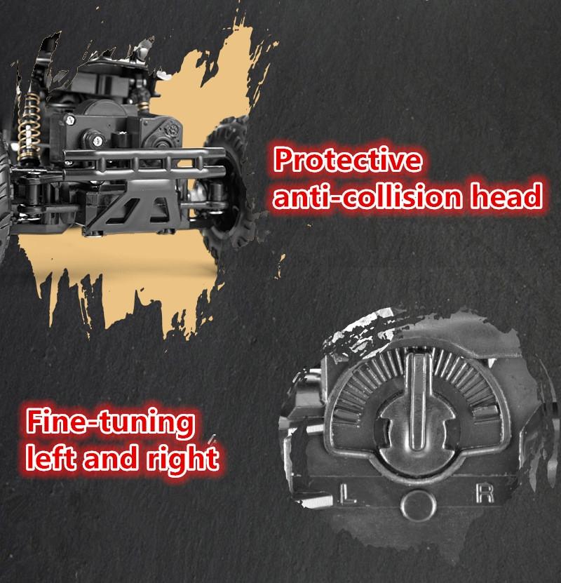 Bigfoot Rc Off-road Vehicle for Kids - 1:16 Scale - Black 6