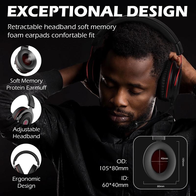 Usb Gaming Headset With 7.1 Surround Sound & Mic 8