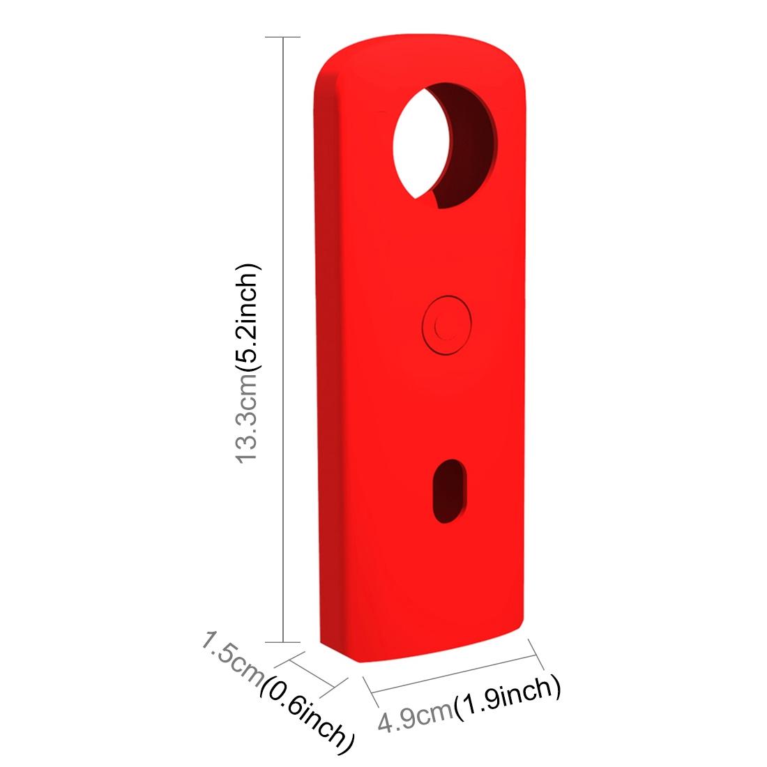 360 Camera Silicone Case with Lens Cover for Ricoh Theta Sc2 - Black 4