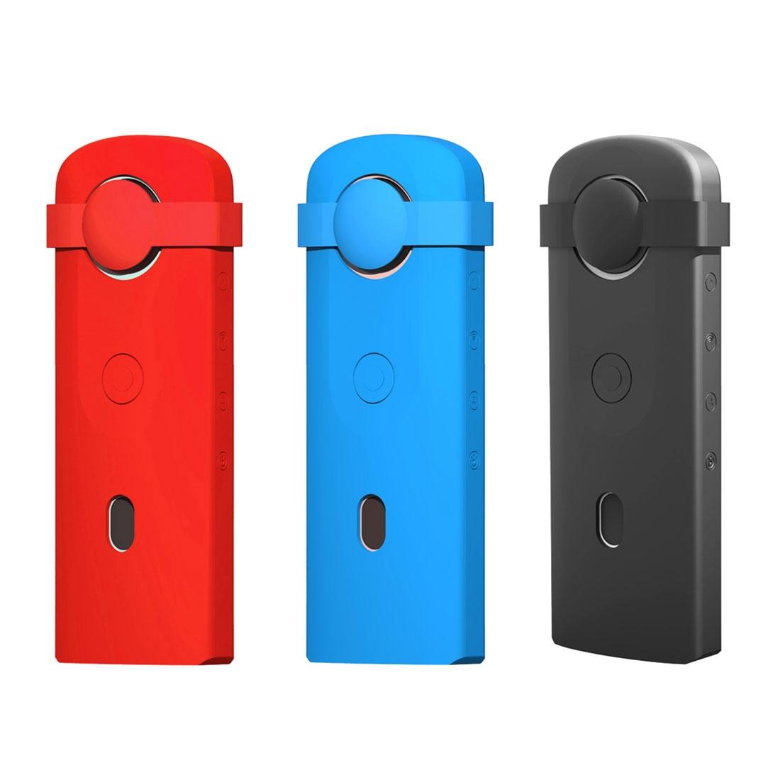 360 Camera Silicone Case with Lens Cover for Ricoh Theta Sc2 - Black 8