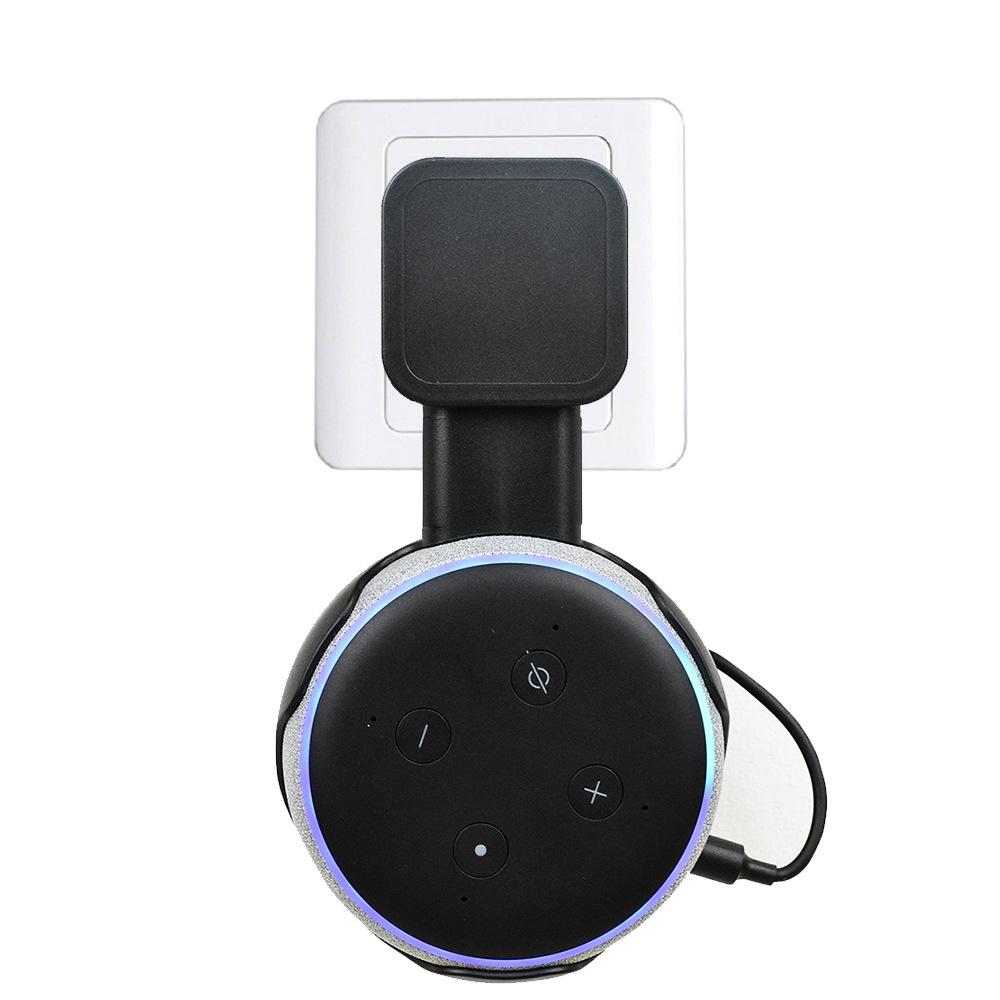 Smart Bluetooth Speaker Holder for Amazon Echo Dot 3 - Portable Wall Plug Accessory Black 5