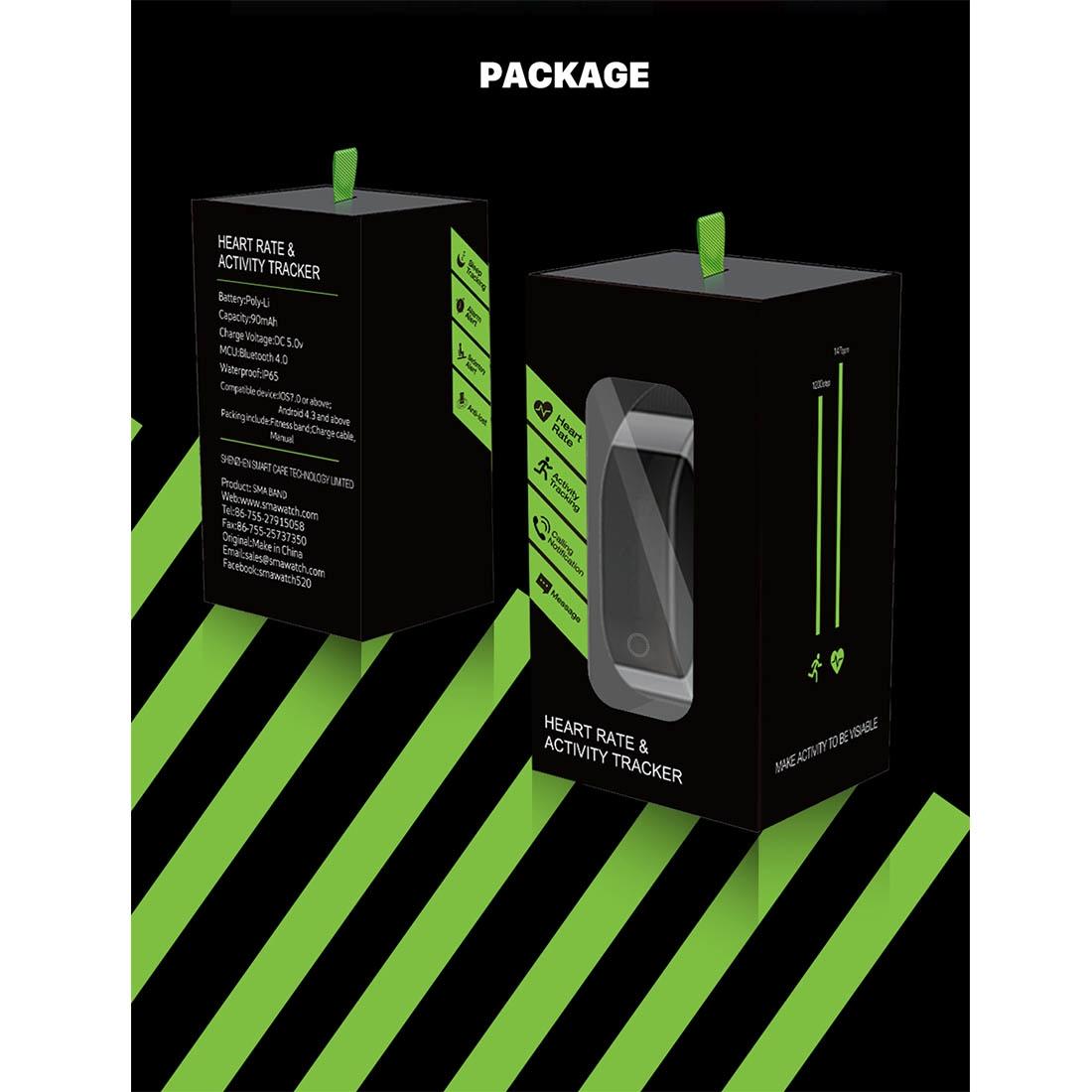 Waterproof Heart Rate Monitor Fitness Tracker 9