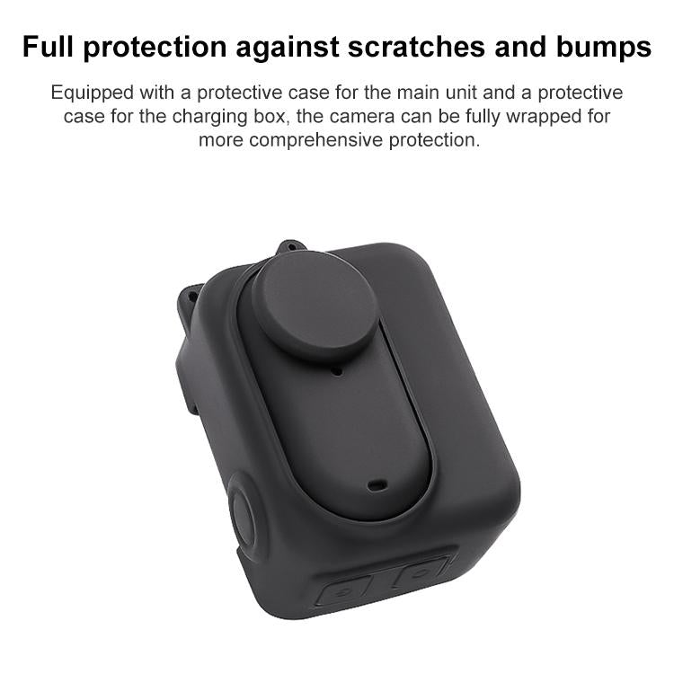 Insta360 Go 3 Silicone Case with Lens Cap and Strap - Black 5