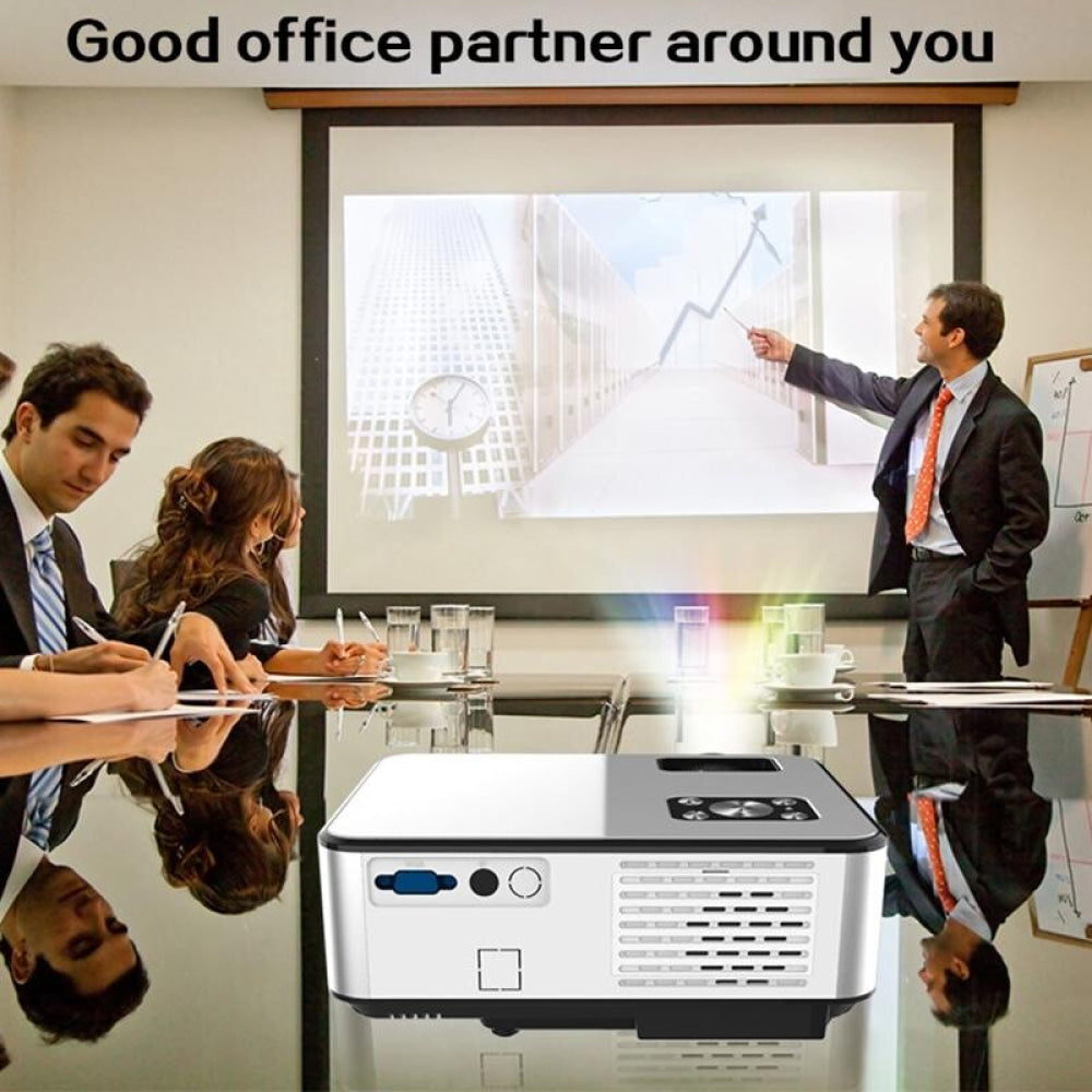 720P Hd Smart Projector - Hdmi X 2 Usb X 2 Vga Av - 1280X720 Resolution - Black 10