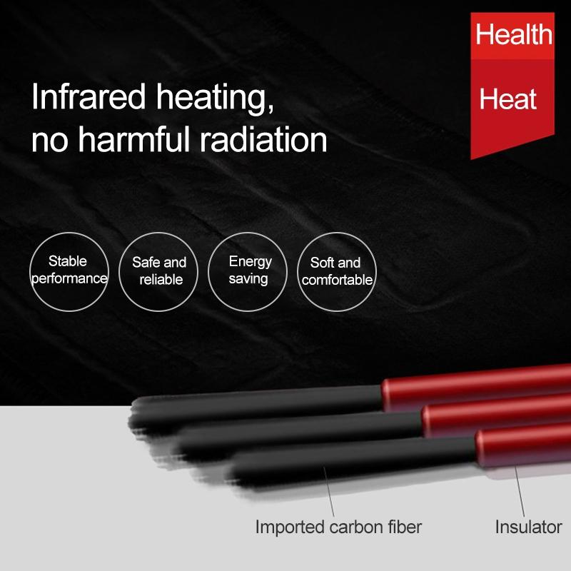Winter Smart Electric Heating Hooded Jacket - Size Xxxxl - Black 13