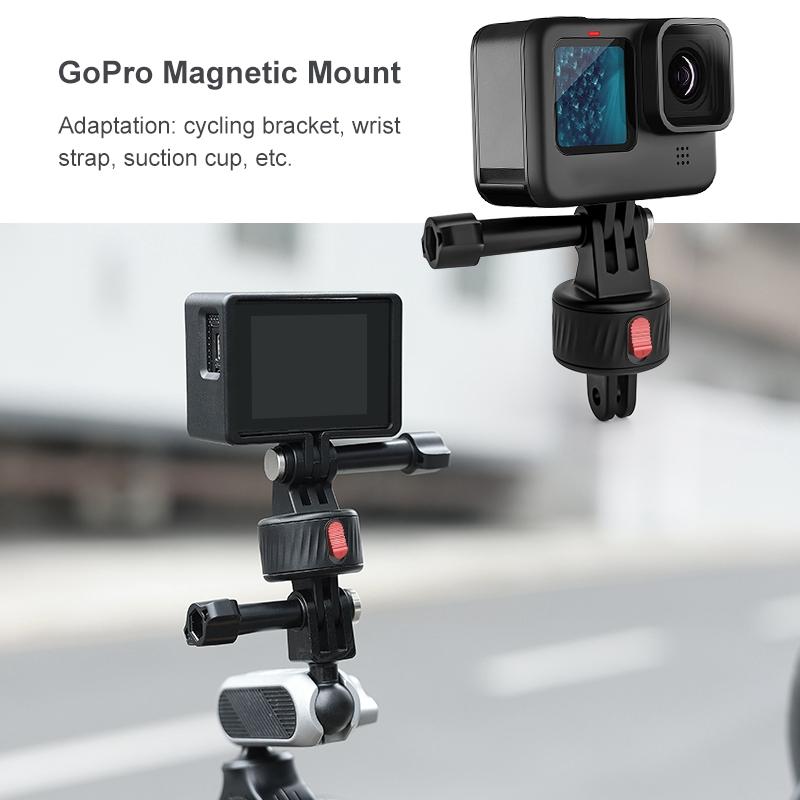 Magnetic Base Action Camera Adapter for Gopro and Action Cameras 4