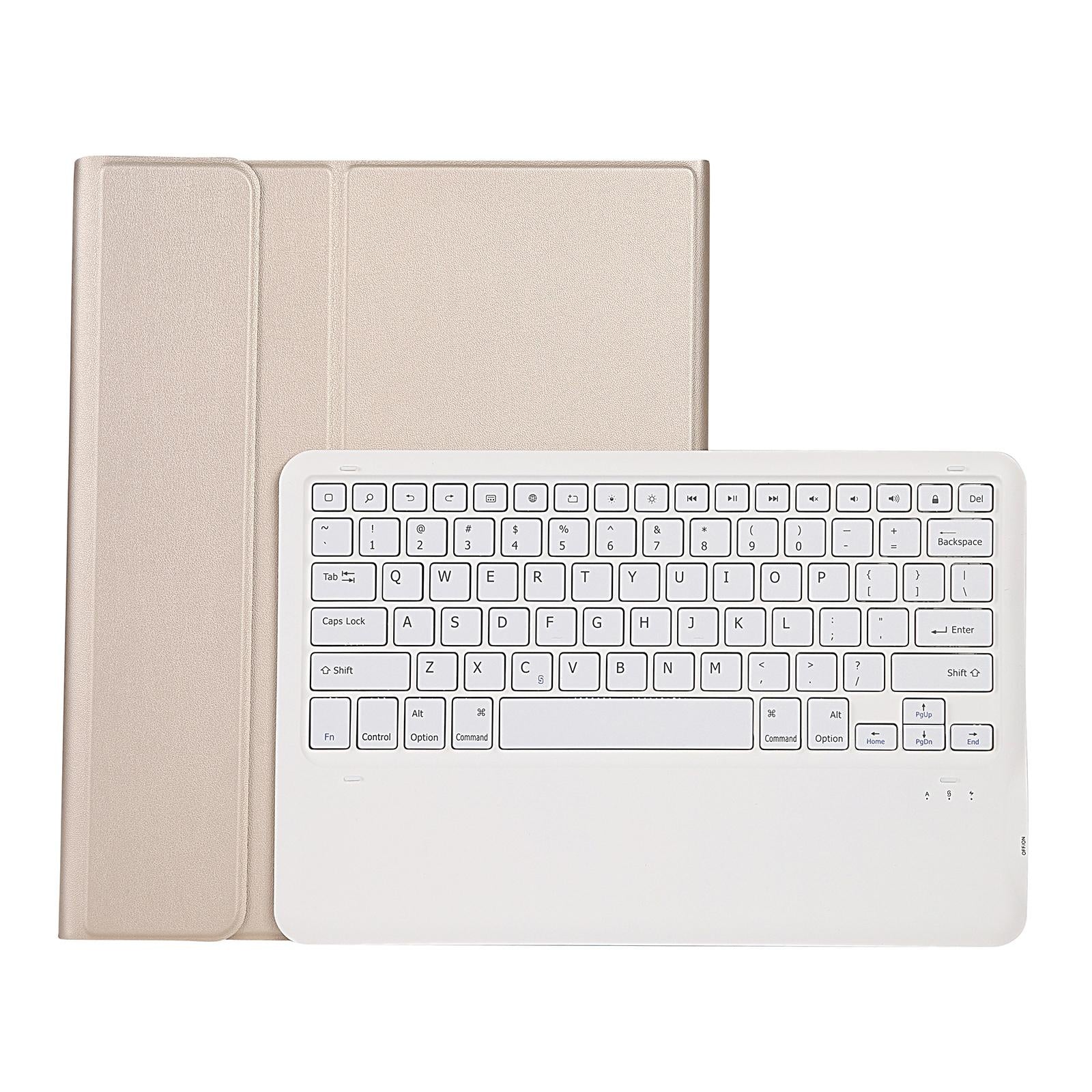 Ultra-Thin Detachable Bluetooth Keyboard Leather Case For Ipad Pro 12.9 2018 With Pen Slot - Black 8