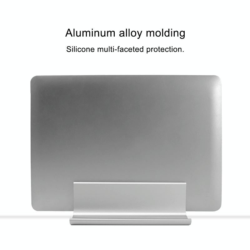 Adjustable Vertical Laptop Stand - Portable Aluminum Alloy Base Black 6