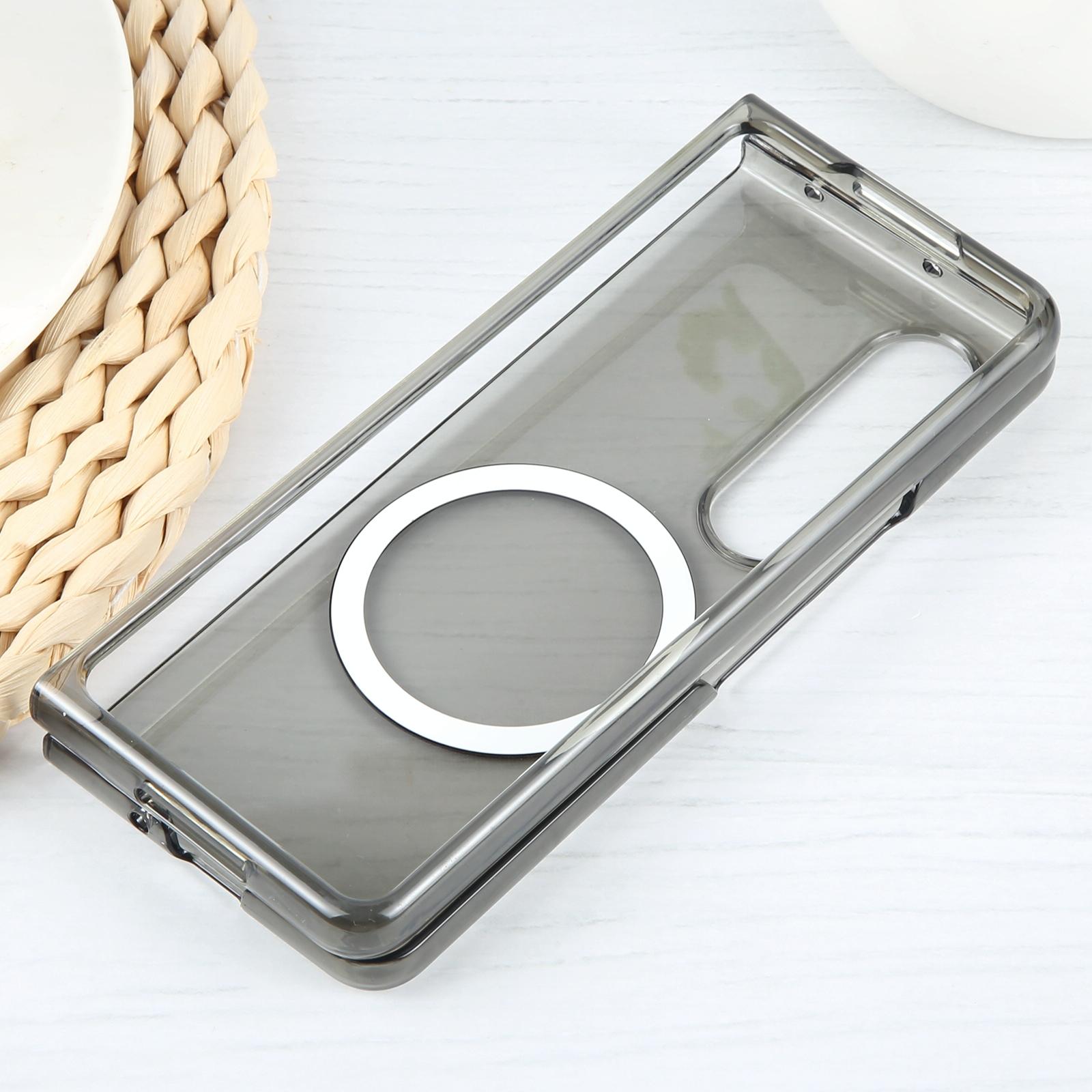 For Samsung Galaxy Z Fold4 5G Shockproof Magsafe Case - Frosted Black 6