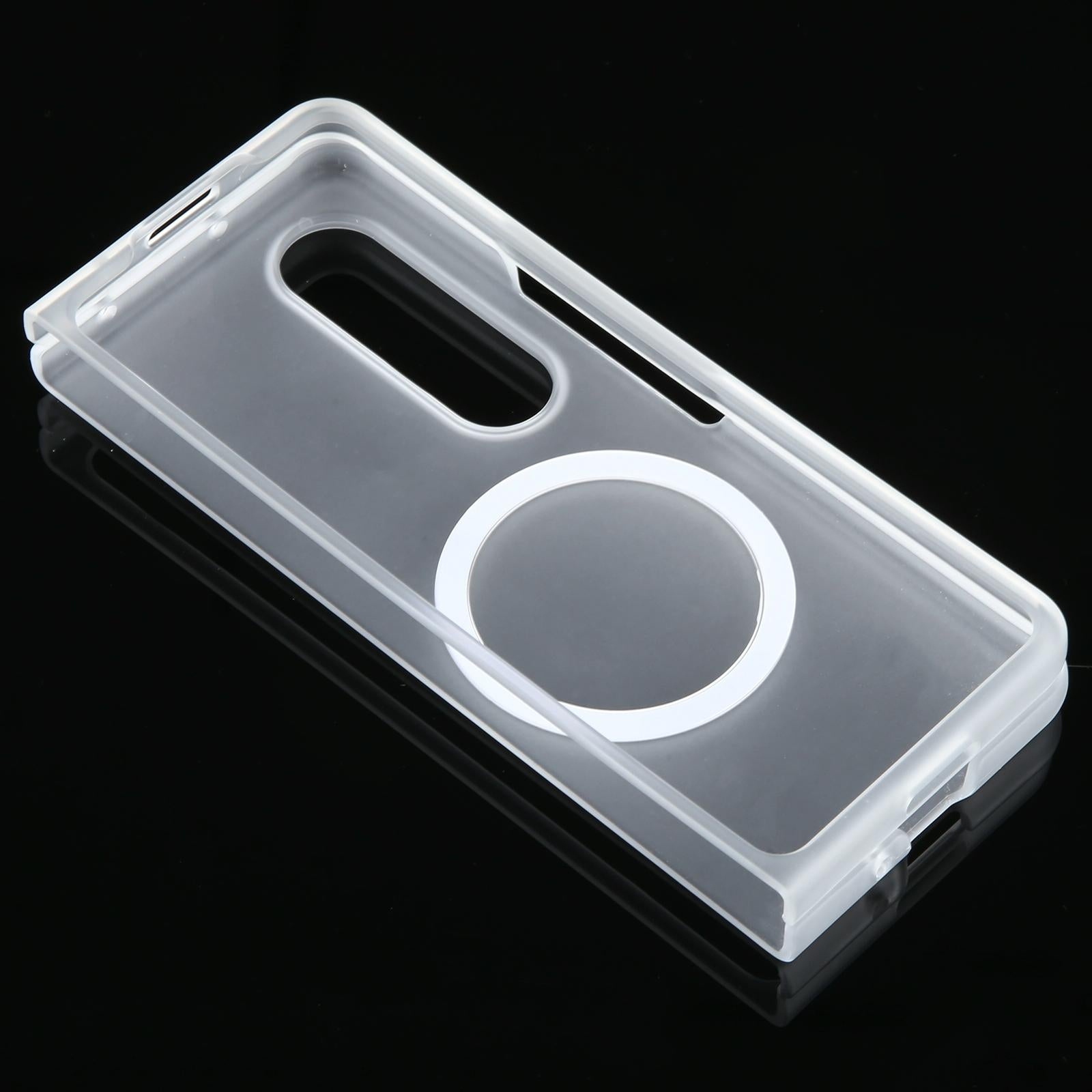 For Samsung Galaxy Z Fold4 5G Shockproof Magsafe Case - Frosted Black 13