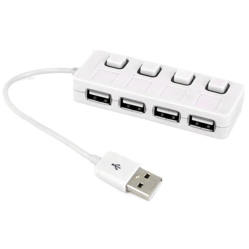 4-Port Usb 2.0 Hub With Switches - Black 9