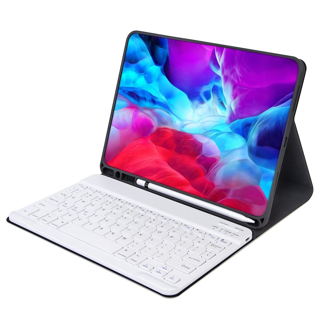 Detachable Bluetooth Keyboard Tablet Case For Ipad Pro 11 With Pen Slot - Plain Texture - Black 7
