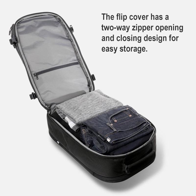 20 Inch Waterproof Usb Shoulder Backpack - Black 5