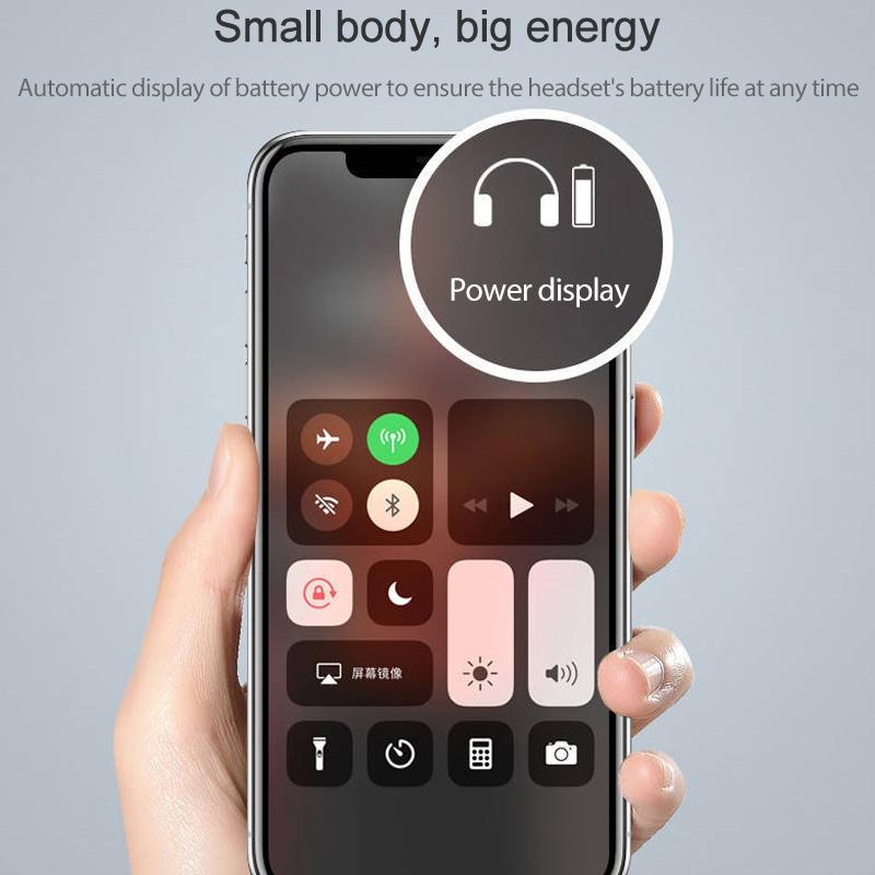 Mini In-ear Unilateral Bluetooth Earphone - X9 Wireless 5.0 - Black 8