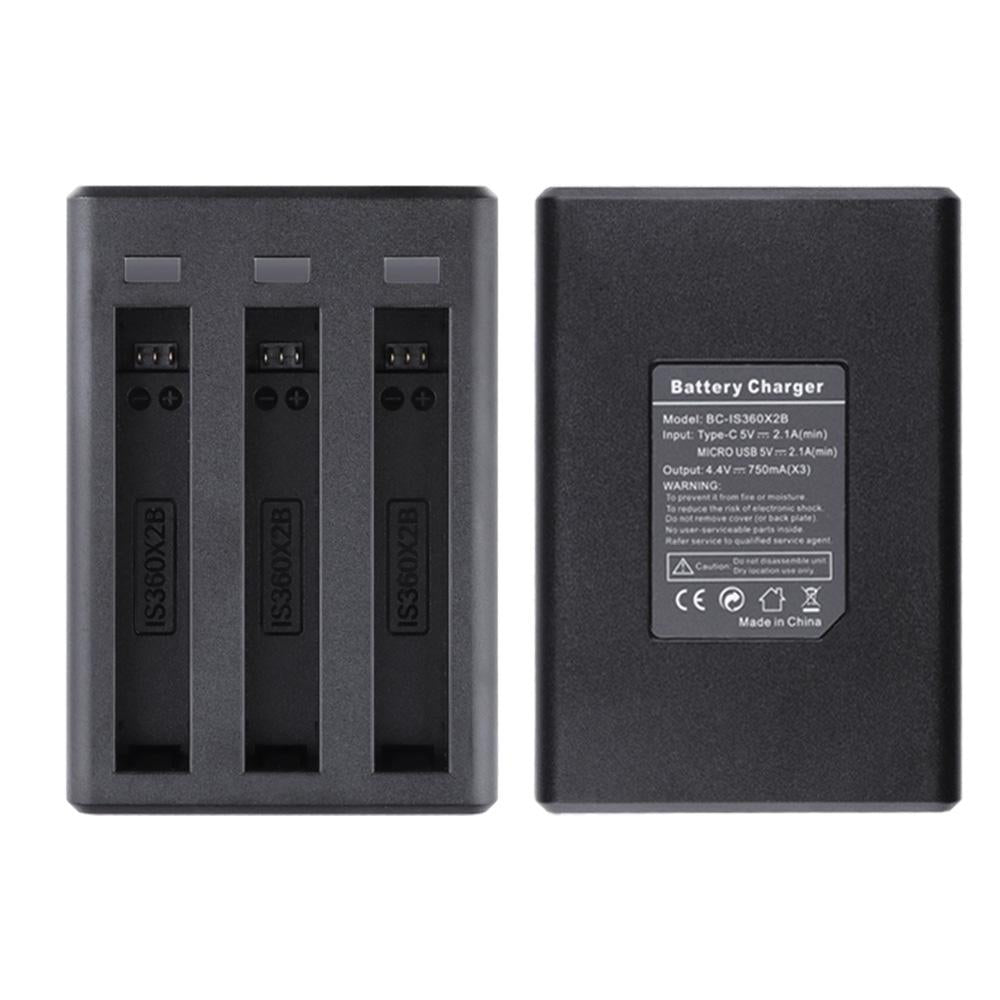 Fast Charger for Insta360 one X2 - Triple Slot 4