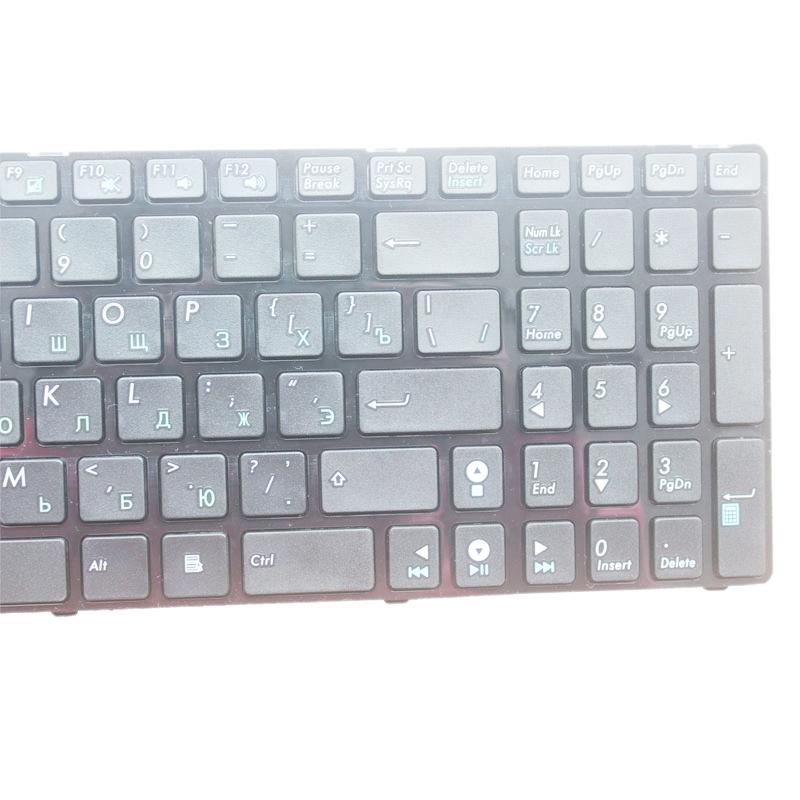 Russian Keyboard for Asus K52 K53s X61 N61 G60 G51 - Black - Black 3