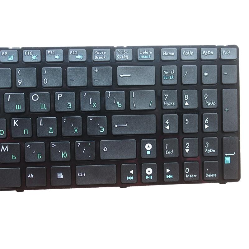 Russian Keyboard for Asus K52 K53s X61 N61 G60 G51 - Black - Black 6