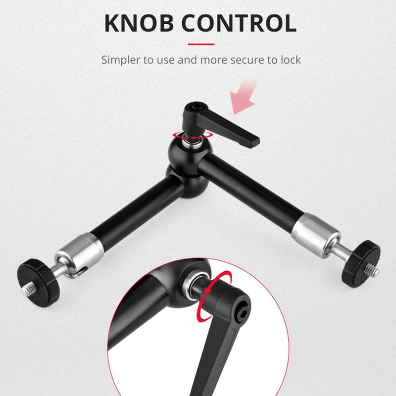Flexible Articulating Arm - Adjustable Friction - Black 13