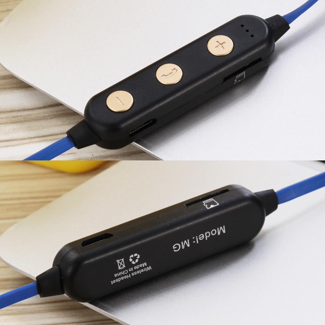 Wireless Magnetic Headphones with Tf Card Support - Portable - Black 9
