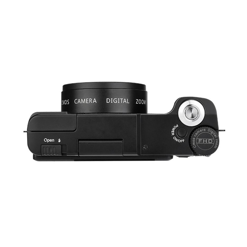 3.0 Flip Screen Vlog Camera with 4x Zoom - Black 4