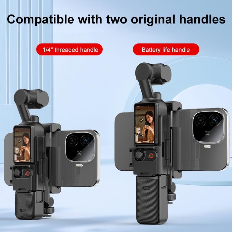 Protective Frame For Dji Osmo Pocket 3 Phone Clamp & Tripod Compatible 4