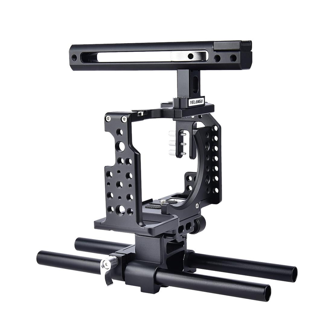 Camera Cage Stabilizer For Video - Black for Sony A7 3