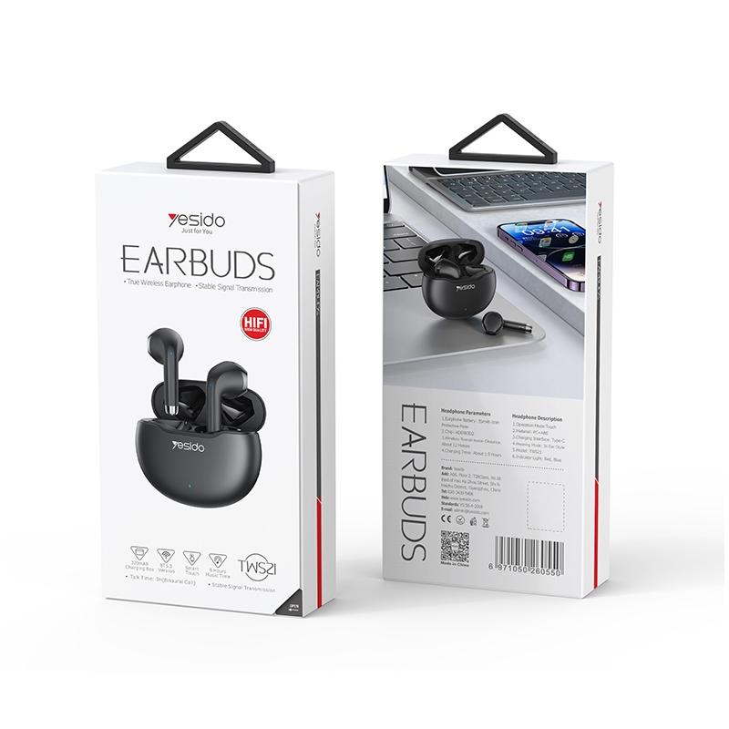 Wireless Bluetooth 5.0 Earbuds - Tws - Black 7