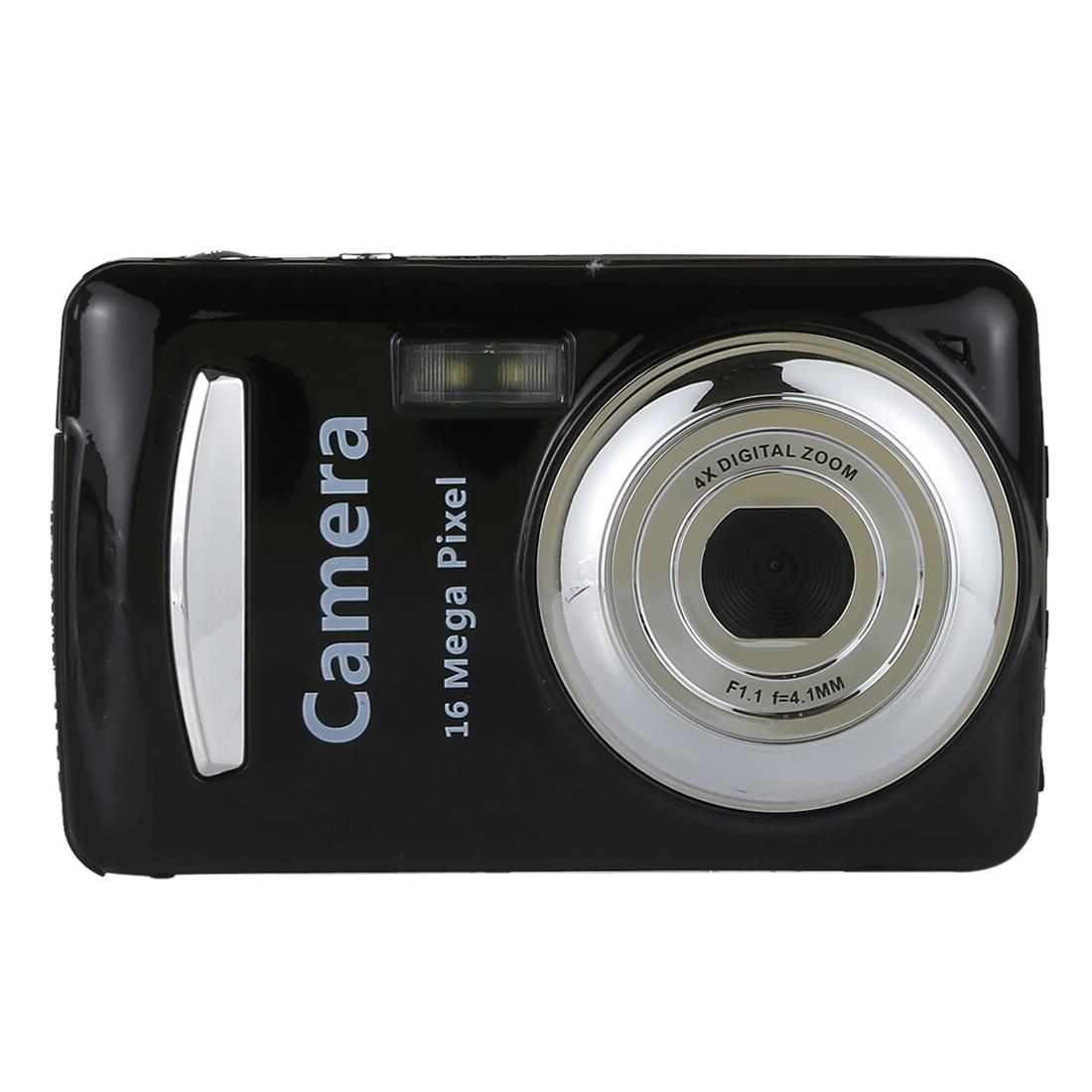 16Mp 4X Zoom Hd Digital Video Camera With 2.4 Tft Screen - Black