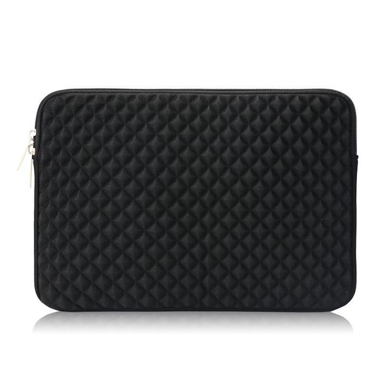 12-13 Inch Diamond Texture Laptop Liner Bag In Black - Lb0146B 7