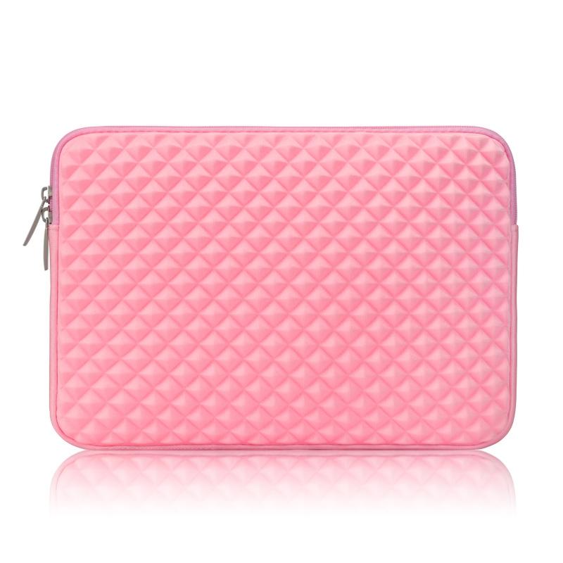 12-13 Inch Diamond Texture Laptop Liner Bag In Black - Lb0146B 12