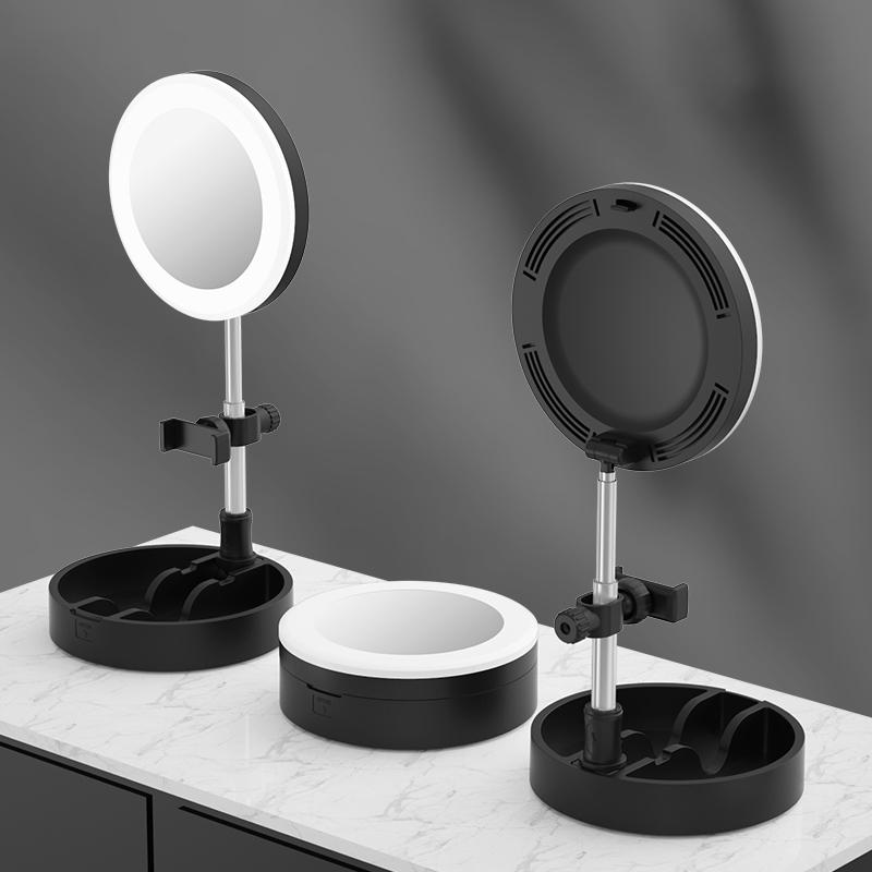 Multi-function Live Broadcast Ring Light with Phone Holder - G6 Black 3