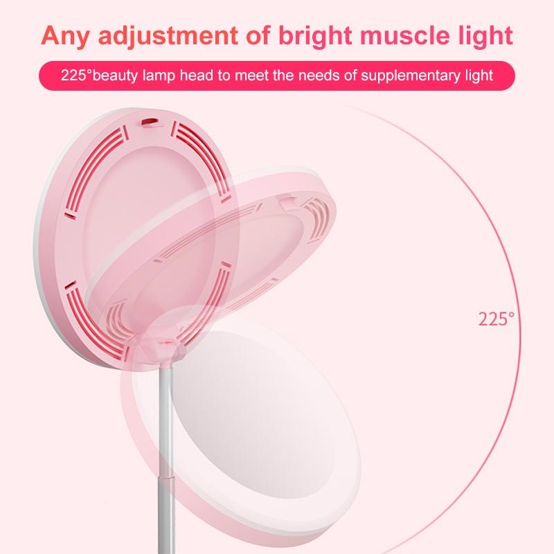 Multi-function Live Broadcast Ring Light with Phone Holder - G6 Black 6