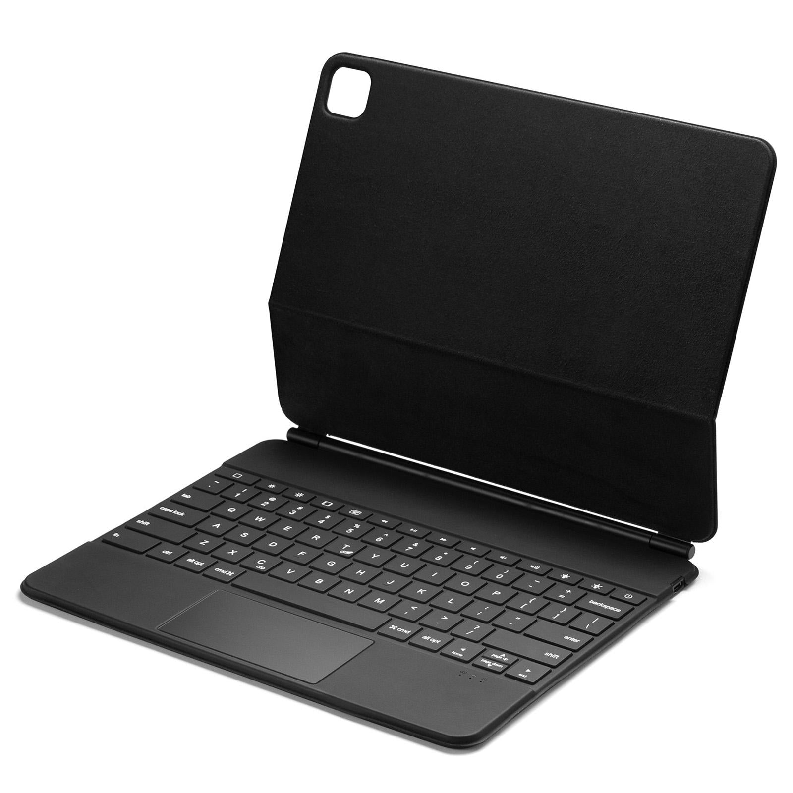 Ultra-Thin Detachable Bluetooth Keyboard Tablet Case For Ipad Pro 12.9 With Touchpad & Backlight - Black 4