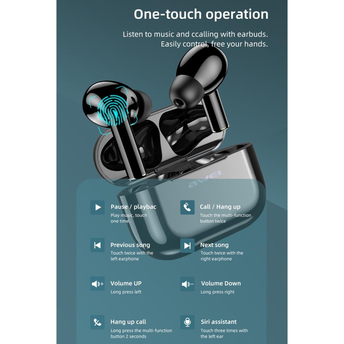 Wireless T29 Sports Headset with Charging Case - Bluetooth V5.0 - Black 14