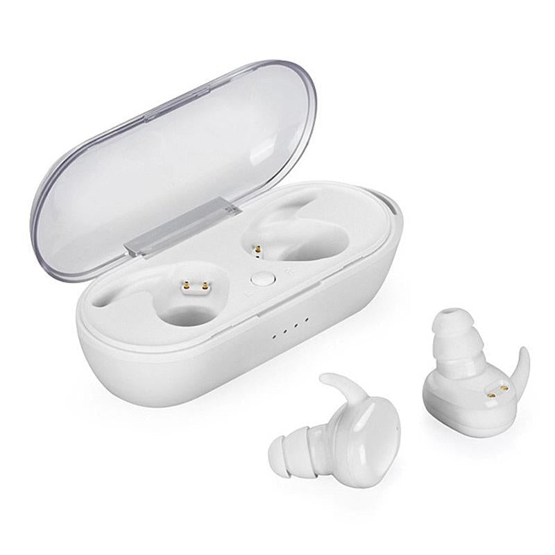 Waterproof Touch Wireless Bluetooth Earphones + Charging Box - Black 3