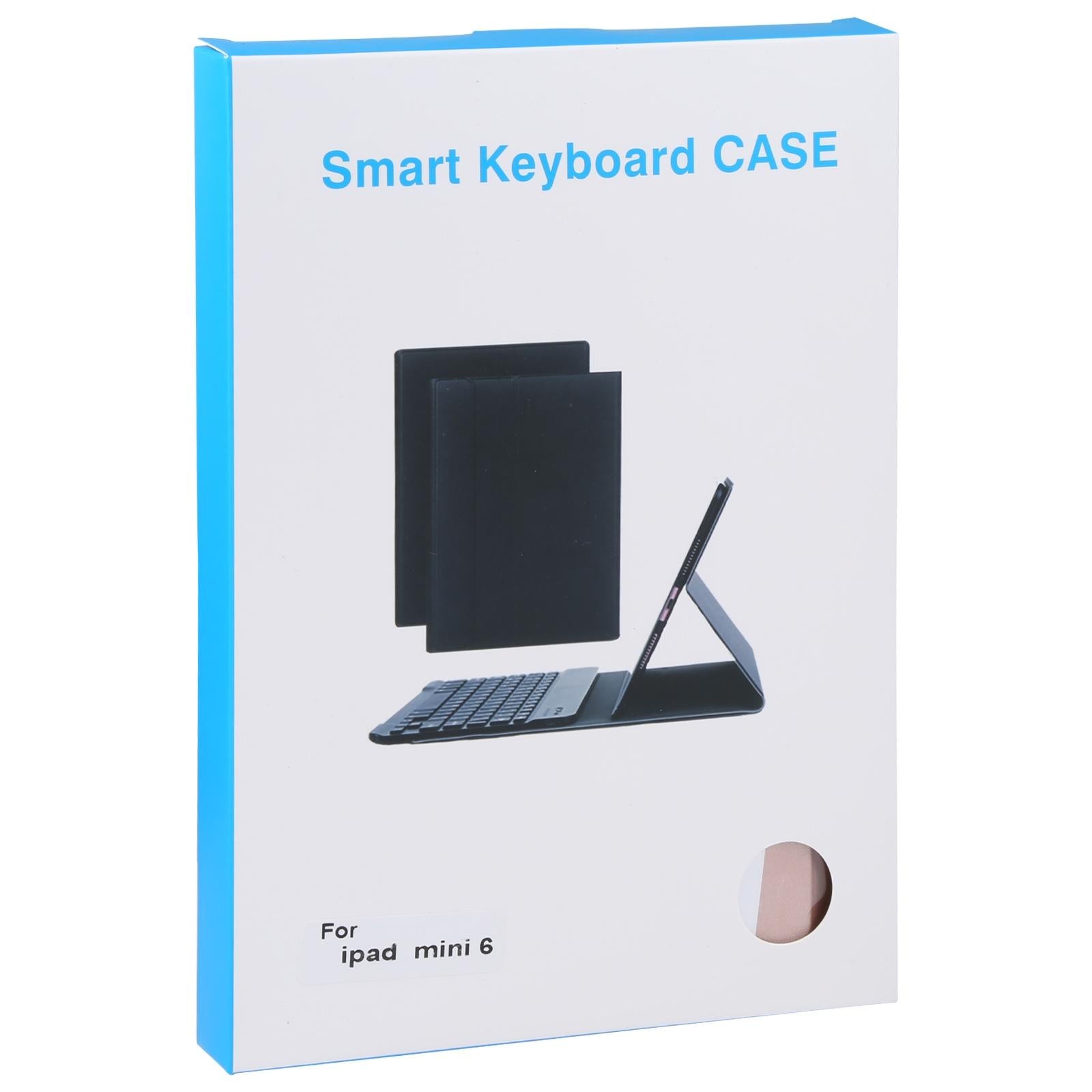 Ultra-Thin Detachable Bluetooth Keyboard Leather Case For Ipad Mini 6 - Black 6
