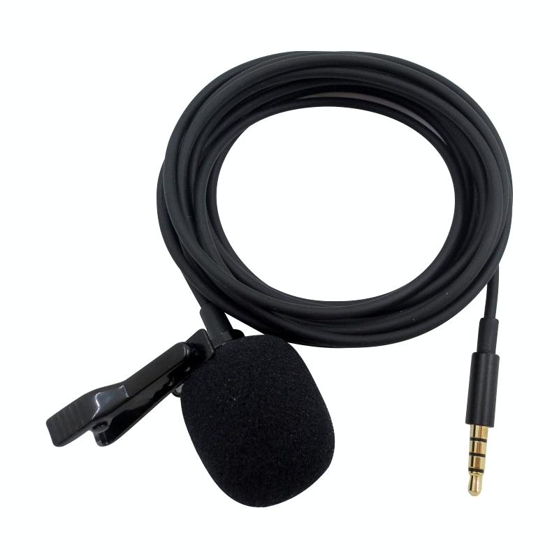 Clip-On Lavalier Microphone For Mobile Phones - 2.5M - Black 4